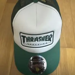 ★THRASHER 　メッシュキャップ 緑のサムネイル