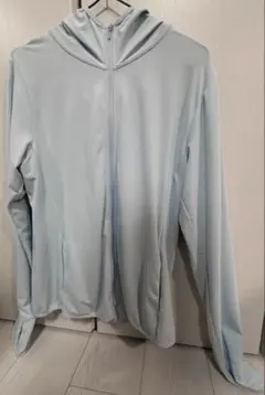 UNIQLO UVカットパーカー L 水色