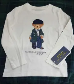 【新品】ポロラルフローレン ポロベア 長袖Tシャツ 90cmガール