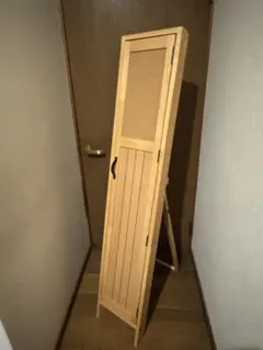 レトロ　スタンドミラー　塩川光明堂 塩川光明堂 スタンドミラー 32×150cm 全身 キャスター （ 姿見