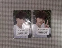 TWS はじめまして ユニバ 特典 トレカ シニュ 2枚