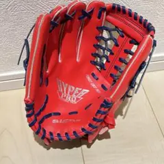 軟式野球グローブ　左　赤