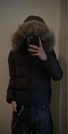 y2k 平成 00s お兄系 NANA ファー付き 短丈 down jacket