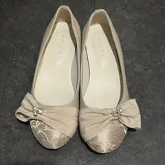 heal me ヒールミー　リボン　レース　フラットシューズ