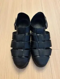 ビューティ＆ユース グルカシューズ 25cm ブラック 合皮 - メルカリ