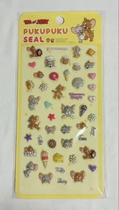 国内正規品 トムとジェリー ぷくぷくシール