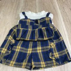 チェック柄　セット（長袖）