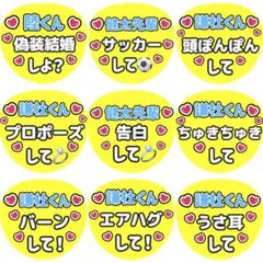 なにわ男子　長尾謙杜　ファンサ　カンペ　うちわ文字　B