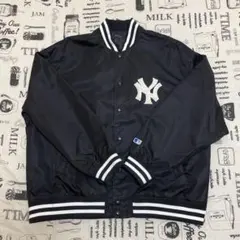 RAGEBLUE ニューヨーク・ヤンキース スタジャン F 黒　オーバーサイズ
