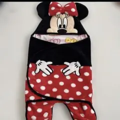 ミニーマウス おくるみ フリース