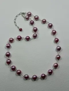 ピンクパールのショートネックレス【FS-348】送料無料