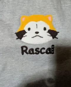 あらいぐまラスカル スウェット刺繍トートバッグ