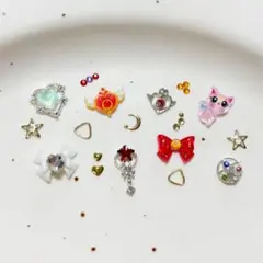 #261ネイルパーツ　まとめ売り　セーラームーン