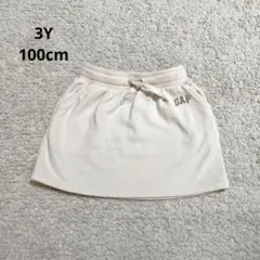 【baby GAP】ギャップ　ミニロゴスカート　スウェット　3Y 100cm
