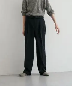 AURALEE wool gabardine 2tuck slacks 25awのサムネイル