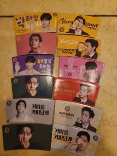 BTS V テテ　 CMPOSE COFFEE カップホルダー１２点セット