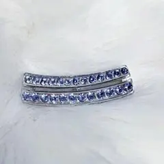 ブルーアメジスト　MONET モネ ペンダントトップ チョーカートップ　シルバー