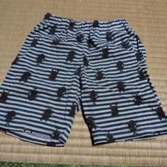 カブトムシ ストライプ 虫 柄キャラクターハーフパンツ 100cm