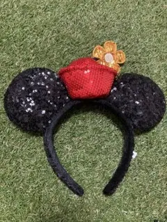 ディズニー カチューシャ ミニー スパンコール