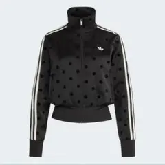 adidasドット柄トラックジャケット XL