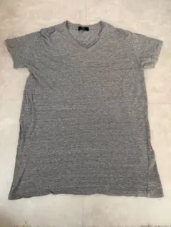 【古着】CABANE de zucca Vネック Tシャツ グレー M メンズのサムネイル