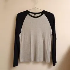 UNIQLO ソフトリブT（長袖・ラグラン）