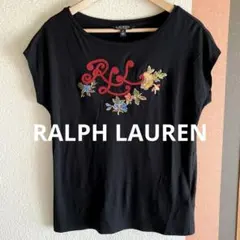 【状態良好❗️】LAUREN RALPH LAUREN 花刺繍 カットソー Y2Kのサムネイル