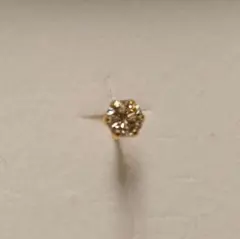 DECOUVERTE 18KYG 0.15ct ダイヤモンドピアス 片耳