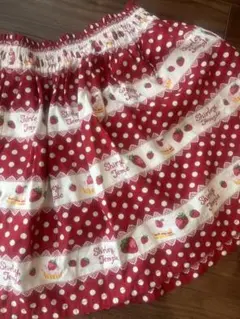 Shirley Temple ドット　いちご　ショートケーキ　スカート