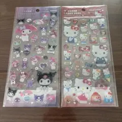 ハローキティ マイメロディ クリアキャンディシール 2枚セット　サンリオ