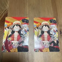 ナツコミ ワンピース 特製ダブルステッカー 2枚セット - メルカリ