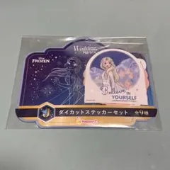 ディズニー1番くじアナ雪ダイカットステッカーセット　J賞