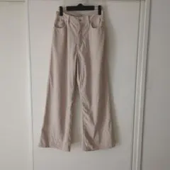 コーデュロイワイドパンツ