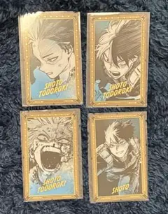 僕のヒーローアカデミア 原画展 箔押しクリアカード 轟焦凍