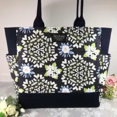 サイドポケット付きトートバッグ【オルレア】
