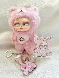 GRUMPI Sleepless Grumpipi ぬいぐるみ ピンク