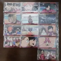 13種　各場面カード　ハイキュー　ウエハース　カード