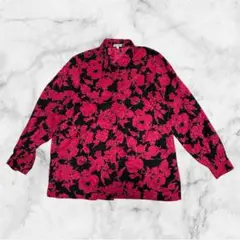 1183 美品 Sun joker 柄シャツ 総柄 派手 個性的 花柄