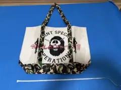 A BATHING APE x STUSSY トートバッグ
