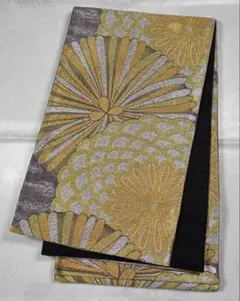 帯8070 ○高級 正絹 六通 袋帯 花文 華文 - メルカリ