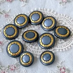 ボタン　飾りボタン　ハンドメイド　パーツ　リメイク　昭和レトロ　レア