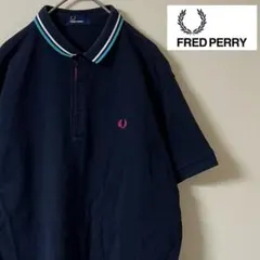 FRED PERRY（フレッドペリー）ポロシャツ/L/ネイビー