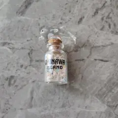 【美品】沖縄限定 イルカ ガラス瓶入り 砂 置物