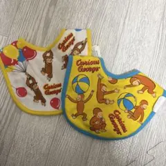 Curious George スタイ2枚セット