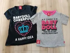 BABY DOLL Tシャツ 2枚セット 90サイズ