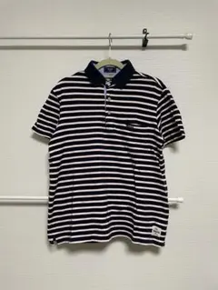Kent ケント 半袖ポロシャツ ボーダー ネイビー レッド Ｍ　トップスのサムネイル