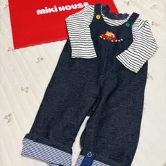 Miki House ロンパース 長袖ロンT セット80cm ネイビー系