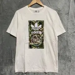 【L993】 adidas 半袖Tシャツ サイズL ホワイトのサムネイル