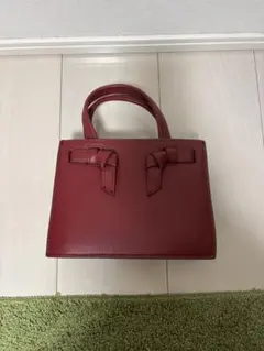 The Virgnia ハンドバッグ ボルドー ゴールド金具 - メルカリ