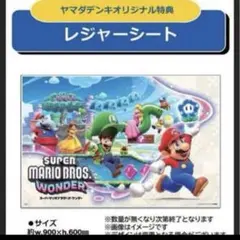 スーパーマリオブラザーズワンダー　レジャーシート